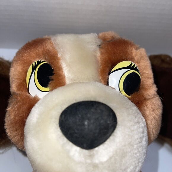 Disneyland Disney World Vintage Plush Lady and the Tramp 13" Plastic Eyes - Picture 7 of 9